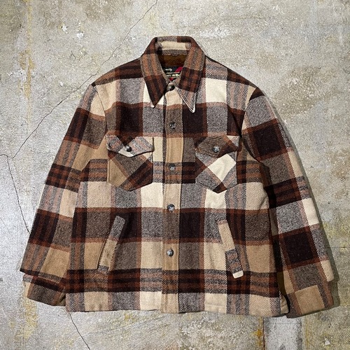 80s SEARS CHECK CPO JACKET