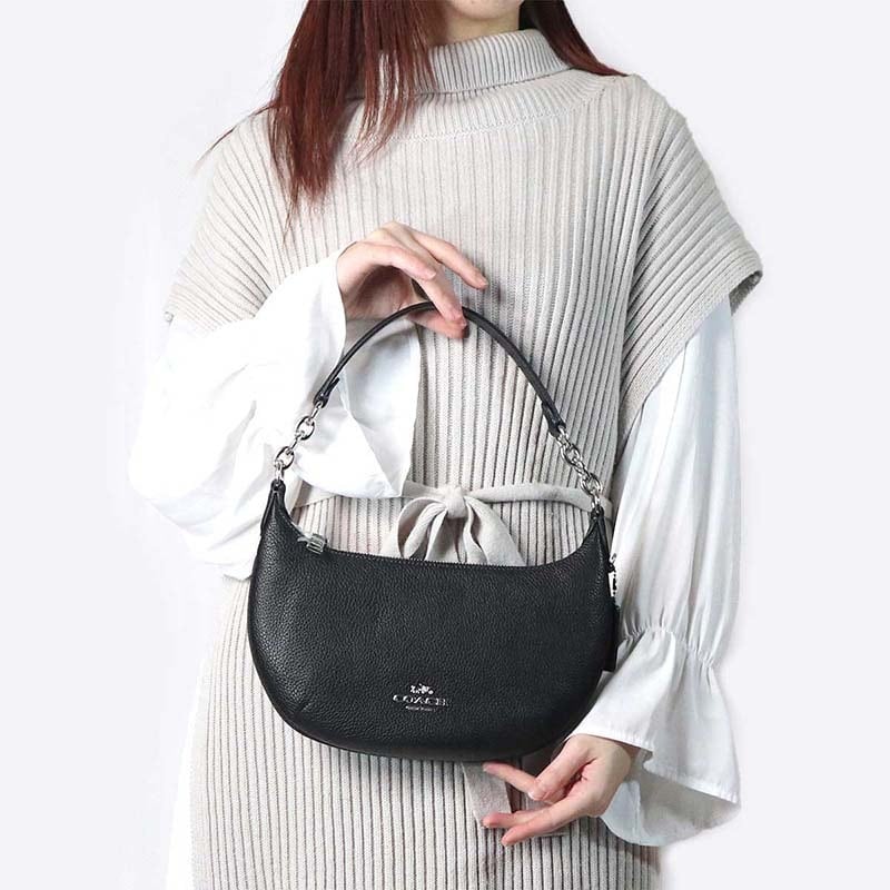 コーチ COACH ショルダーバッグ レディース レザー ラウンド ワン