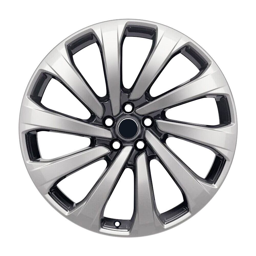 22インチ NEW 10 スポーク シルバー ホイール レンジ ローバー ボーグ