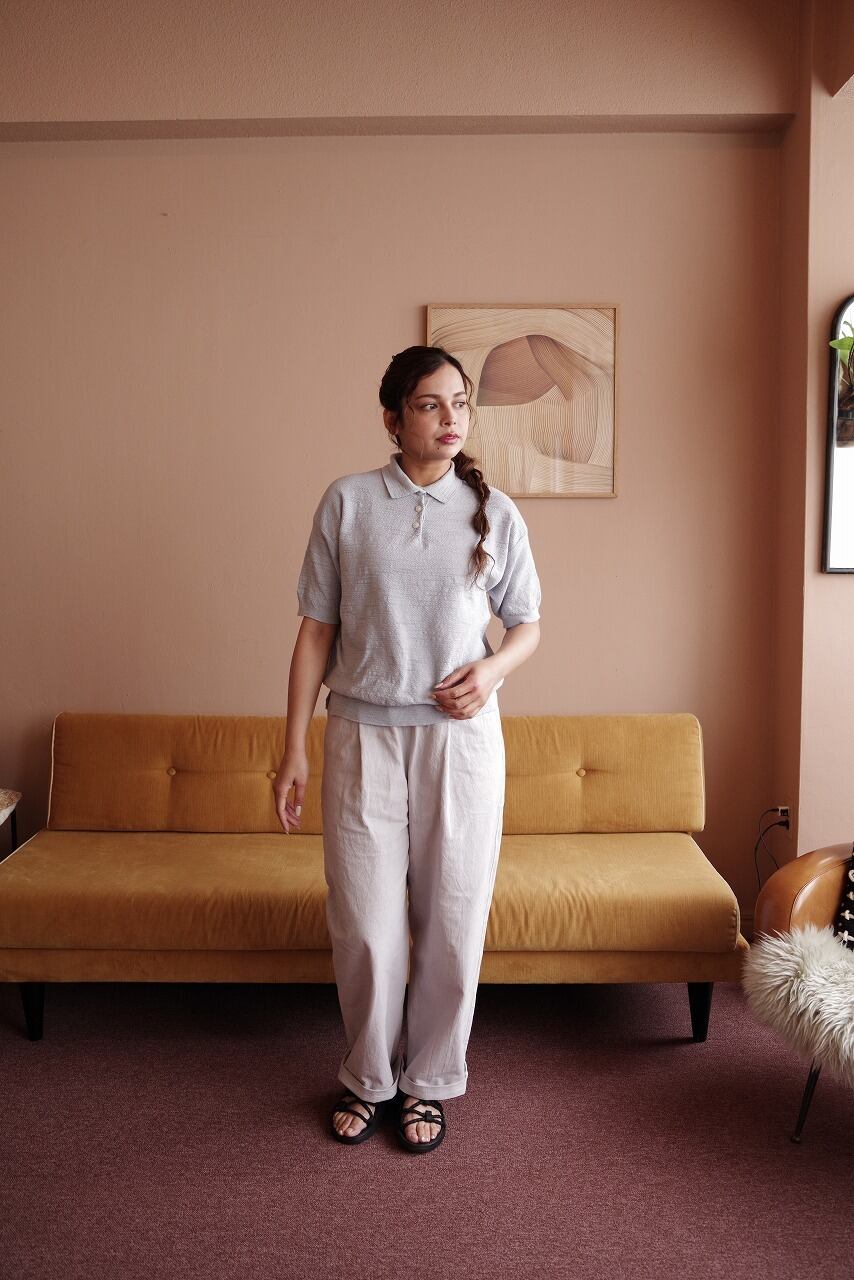 OG Slub Moss Stitch Polo S/S