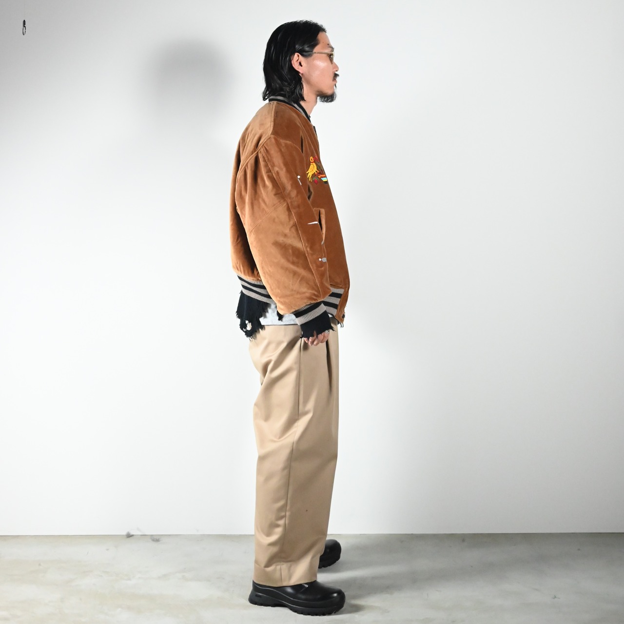 LEH26AW新作Embroidery SKA Reversible Blousonコーディネート
