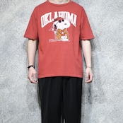 90's PEANUTS college tee
