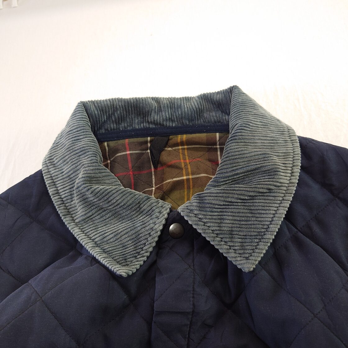 着回し抜群】Barbour バブアー キルティングジャケット 裏地チェック 