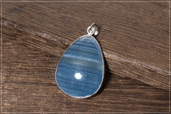 一点物】ブルーカルサイトsilver925ペンダントトップN0.3 | Natural Style