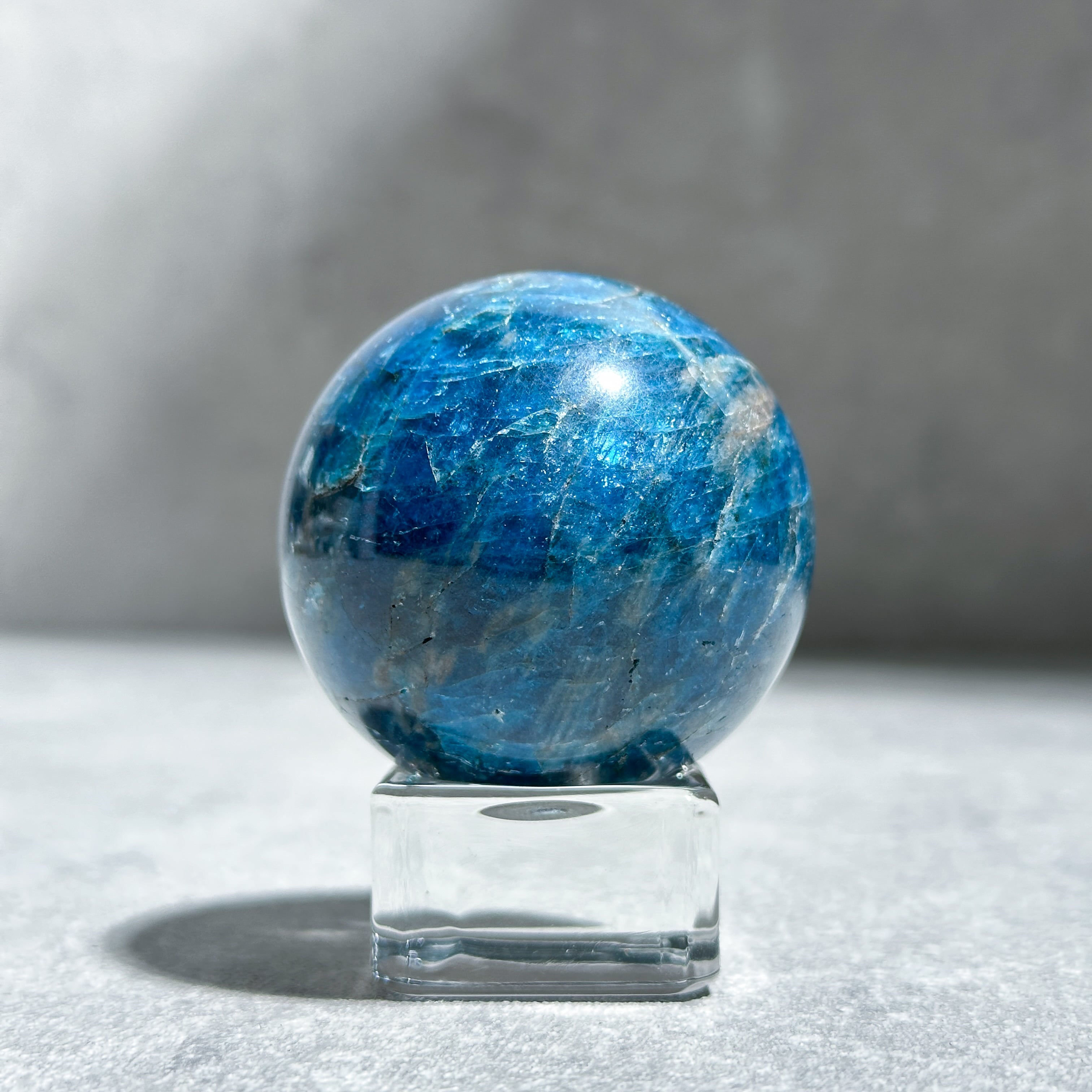ブルーアパタイト スフィア11◇Blue apatite◇ 天然石