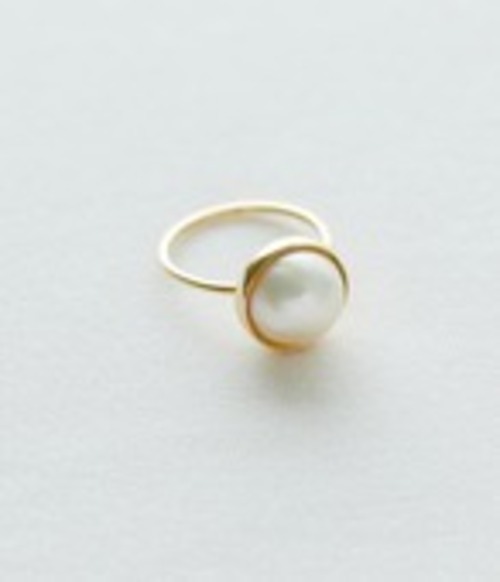 21014 - Mabe Pearl Ring - Round-10号