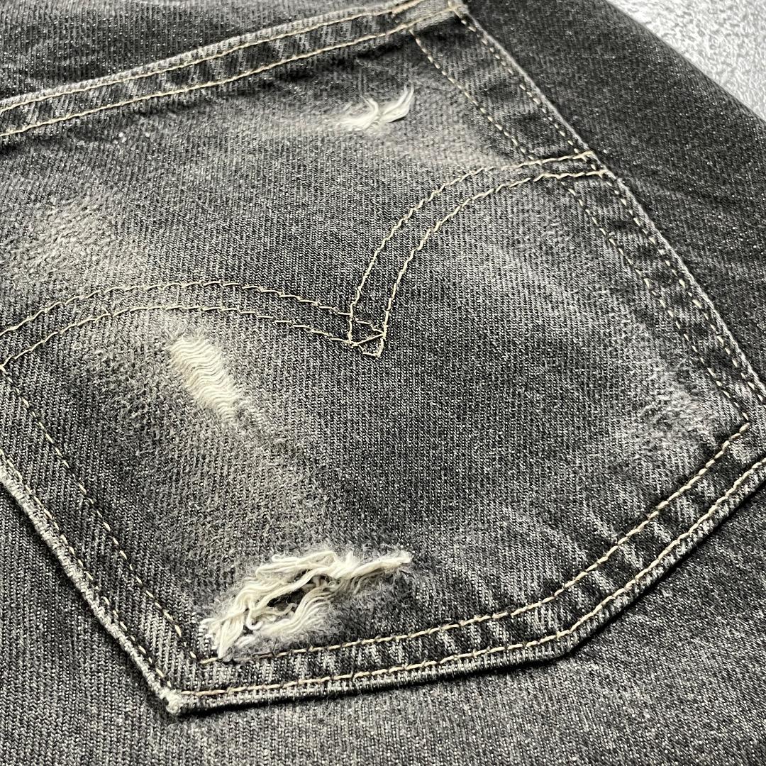 W30 L30】 メキシコ製 usa levi's 先染ブラック 569 | ib2