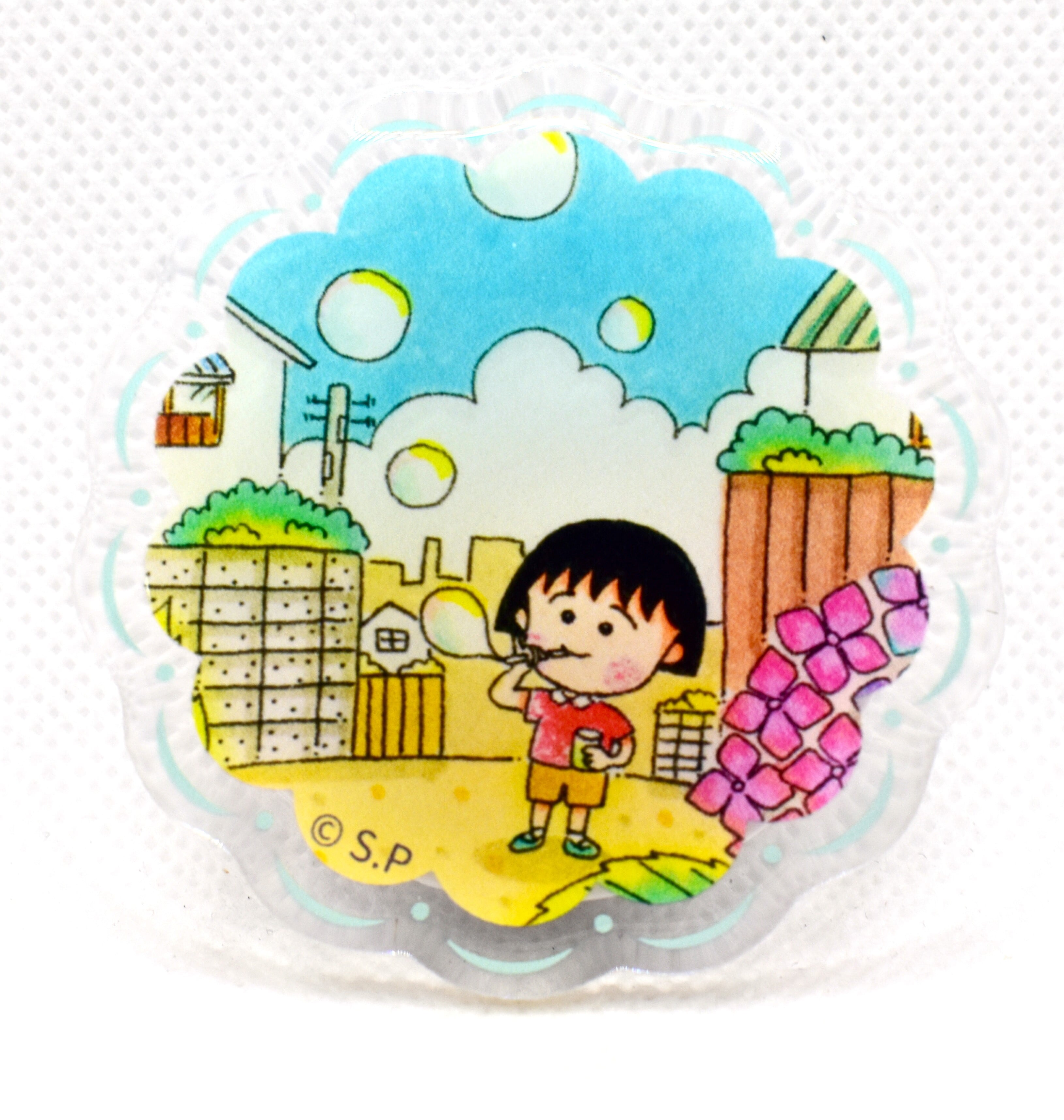 下敷き（巴川の春）ちびまる子ちゃんランド | ちびまる子ちゃんランド