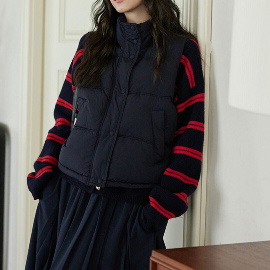 black down vest jacket