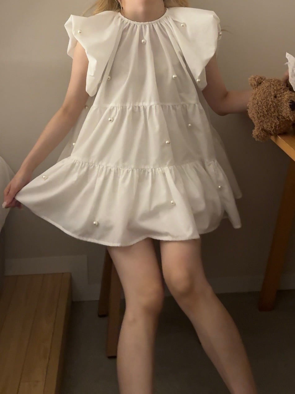 MARRYME PEARL PUFFPUFF BLOUSE | MARRY ME.official