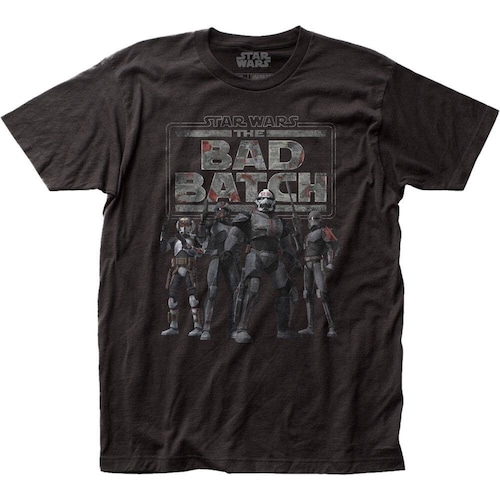 スター・ウォーズ Tシャツ Star Wars The Bad Batch Clone Force 99 Premium Black T-Shirt