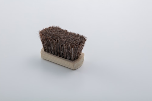 靴ブラシ　小　埃払い　花馬毛のたてがみ　／　Shoe Brush　S　for Dropping Dust　the mane of flower horse hair