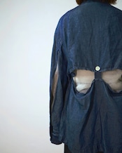 METHO - Rhombus Coverall Jacket / indigo