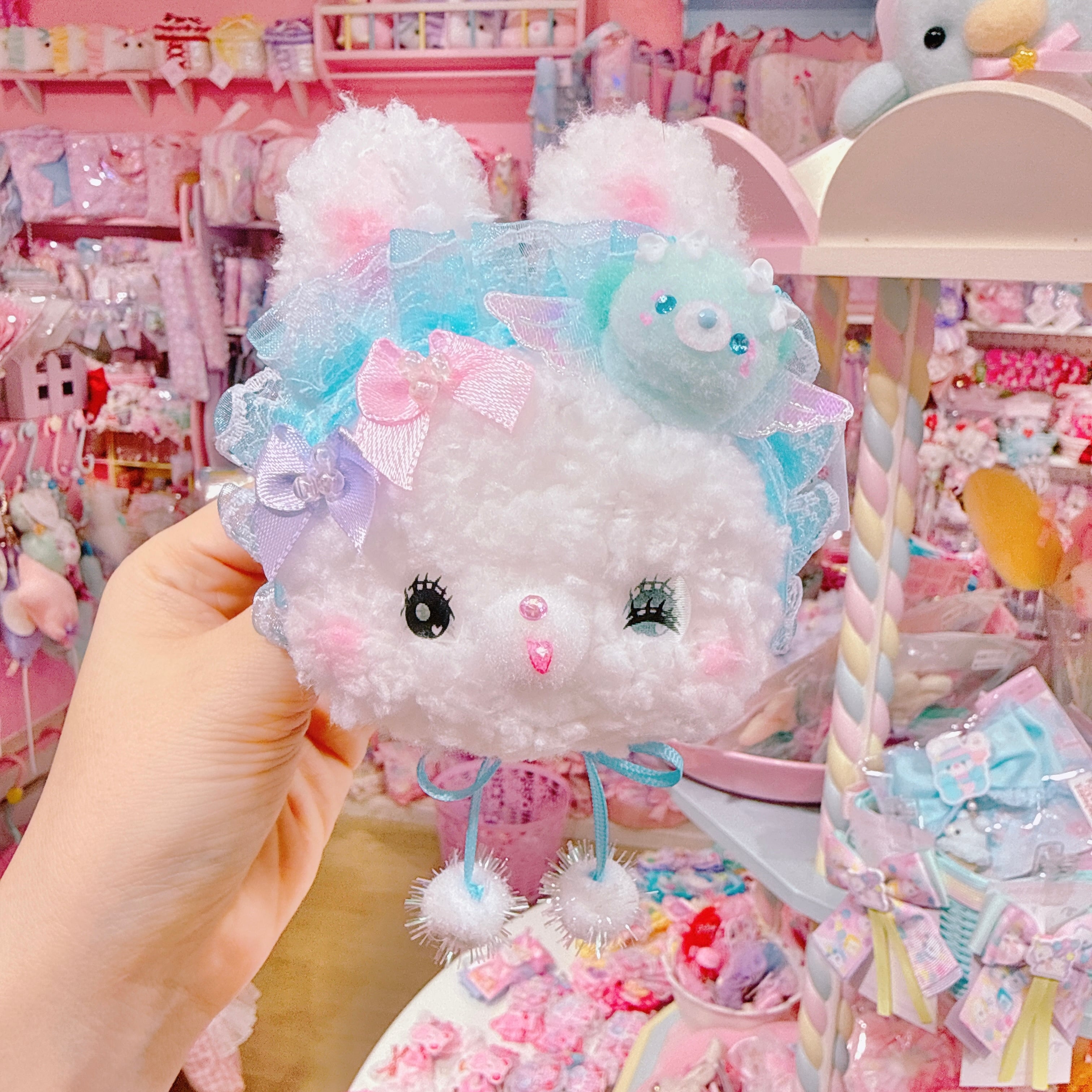 【M4】65-18ウインクするよ♪うさぎ2wayピン