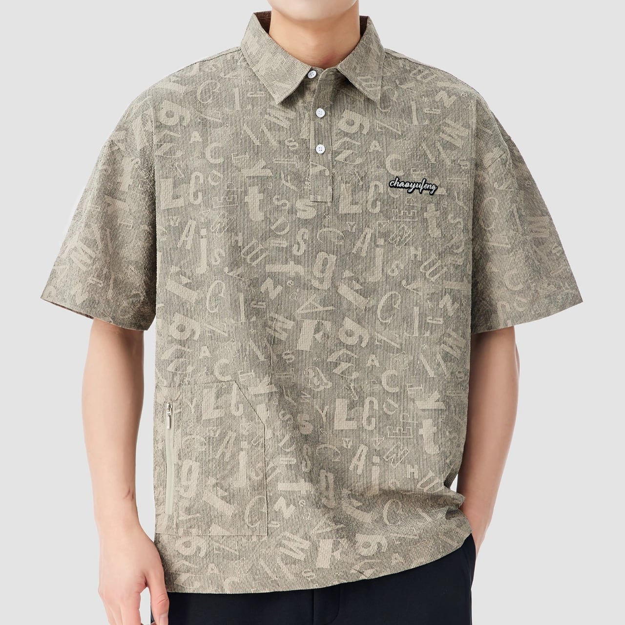 ショートスリーブ パッチポケット ポロシャツ 00155