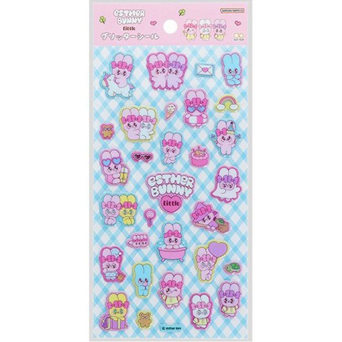 【ロット販売】【10入】グリッターシール エスターバニーリトル ミックス(8821637)