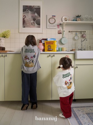 【Banana J】Happyスウェット メランジ 80〜110cm 241111