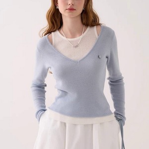 Ribbed knit and tank top set