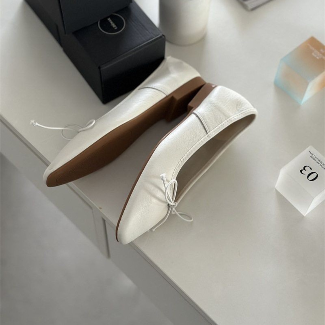 Square Toe Flat Shoes T3400