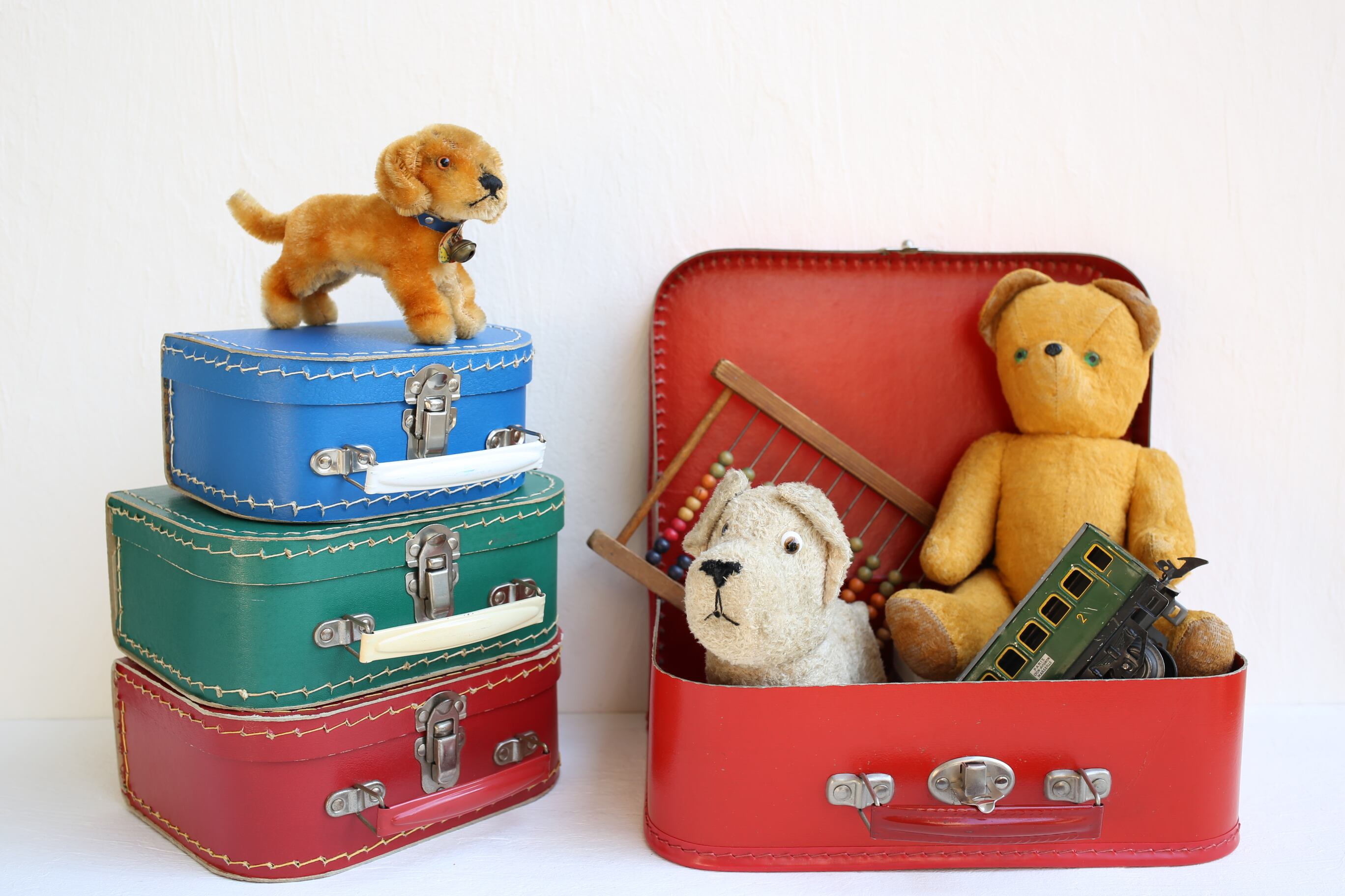 ビンテージ レトロ アンティーク テディベア くま トランク おもちゃ箱 ビンテージ レトロ アンティーク テディベア くま トランク おもちゃ箱