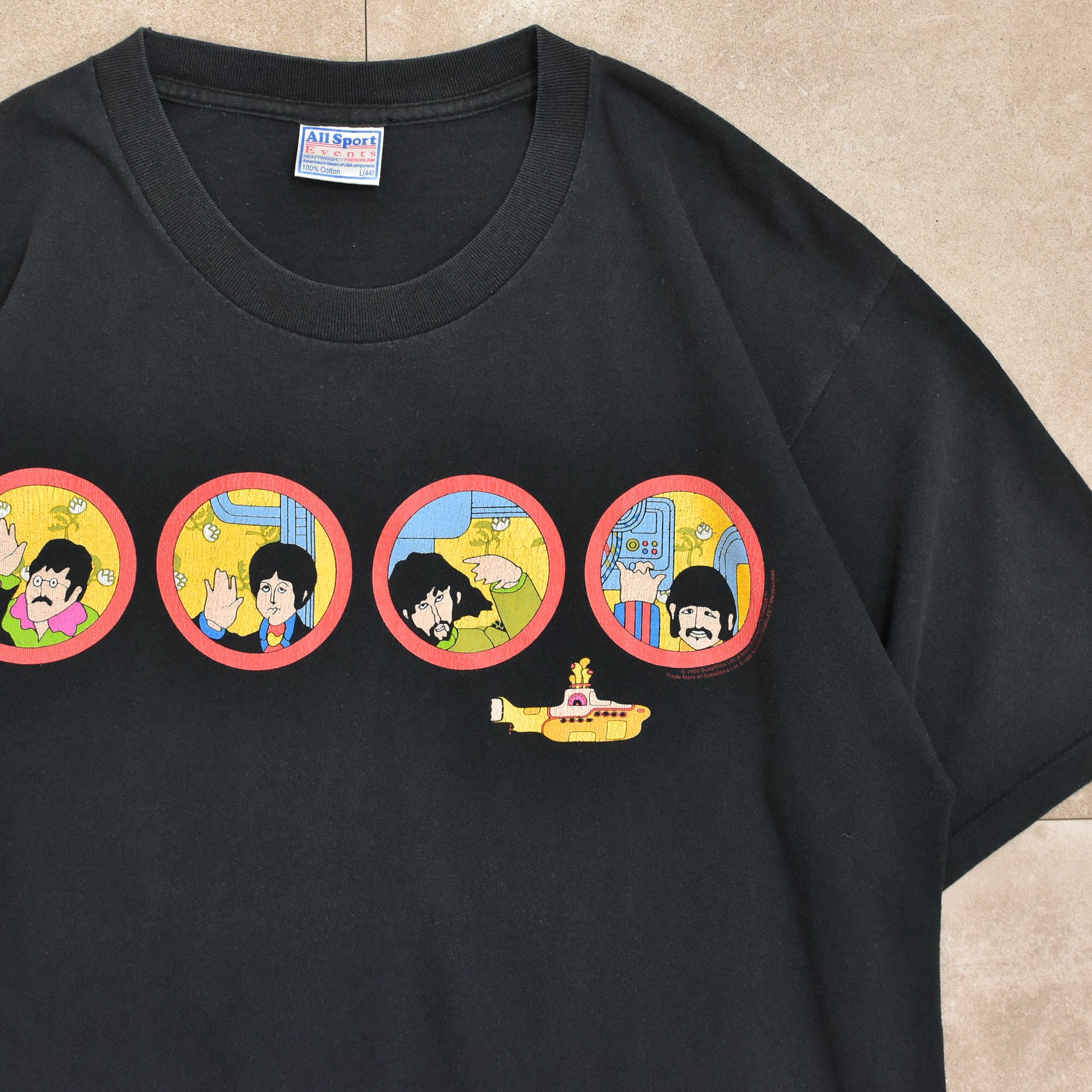 90s ALL Sport BEATLES Yellow Submarine graphic T-shirt | 古着屋 grin days  memory 【公式】古着通販 オンラインストア powered by BASE