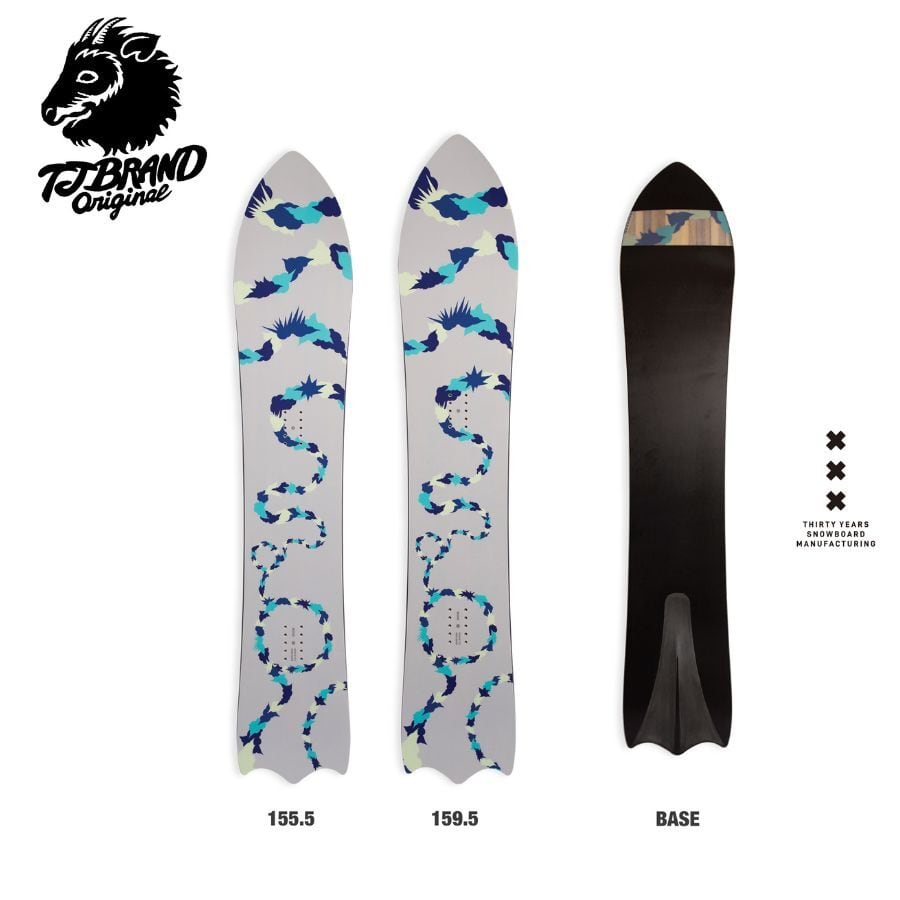 TJ BRAND スノーボード パウダーボード 25-26 T.J BRAND ORIGINAL ティージェイブランド DRAFT F.T.C.