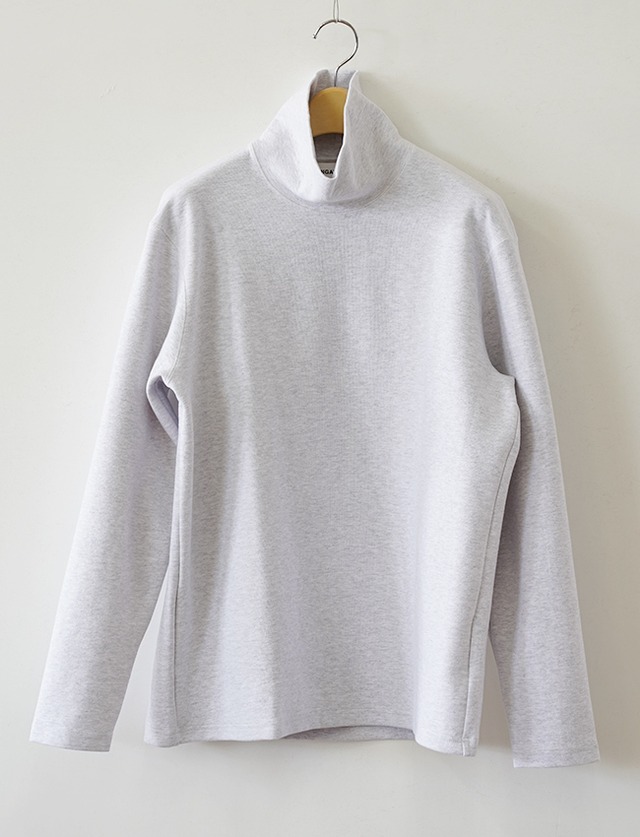 DIGAWEL : TURTLENECK L/S T-SHIRT / HEATHER GRAY