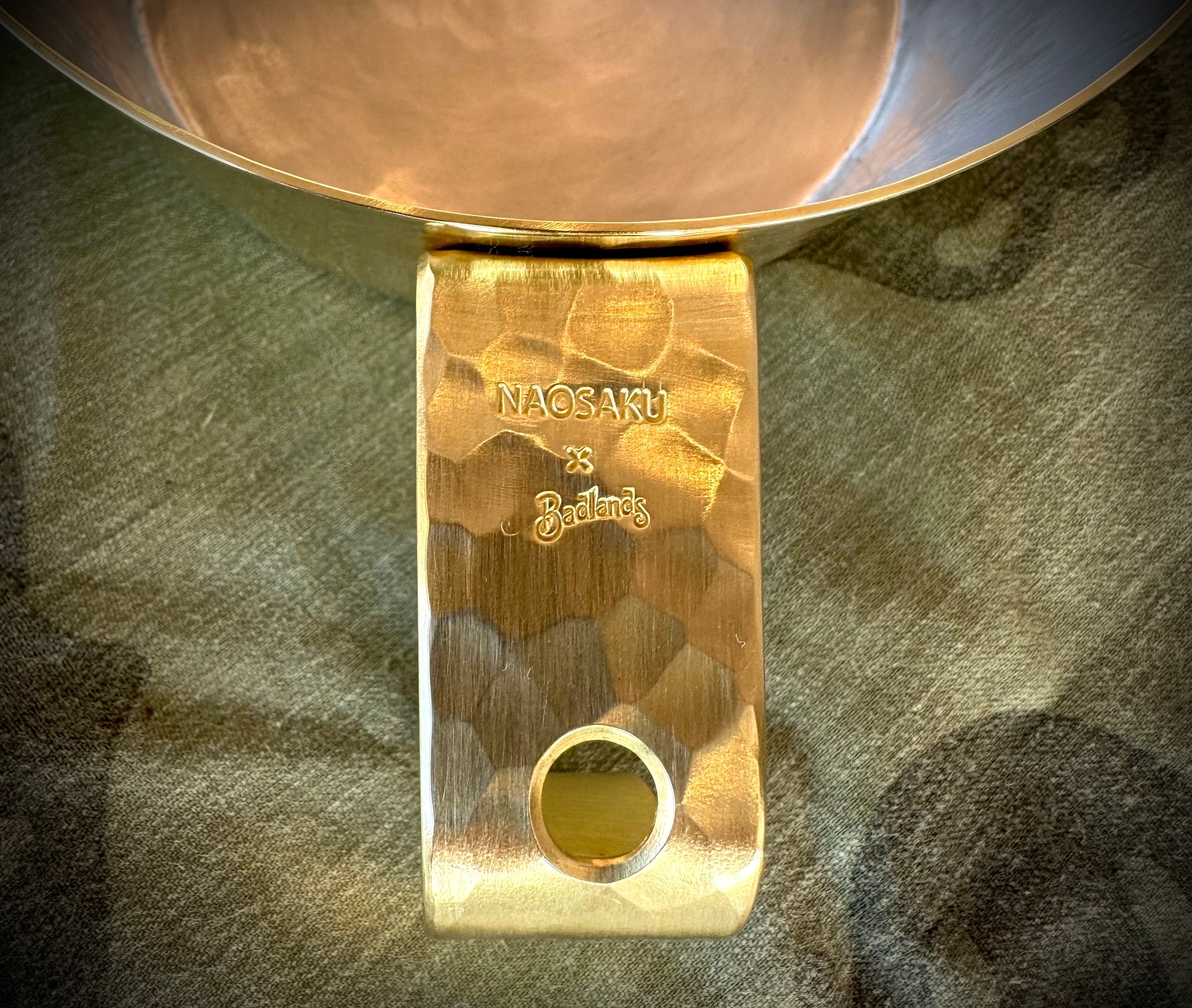 鎚目真鍮鍋カップ』 | BADLANDS OUTDOOR SUPPLY