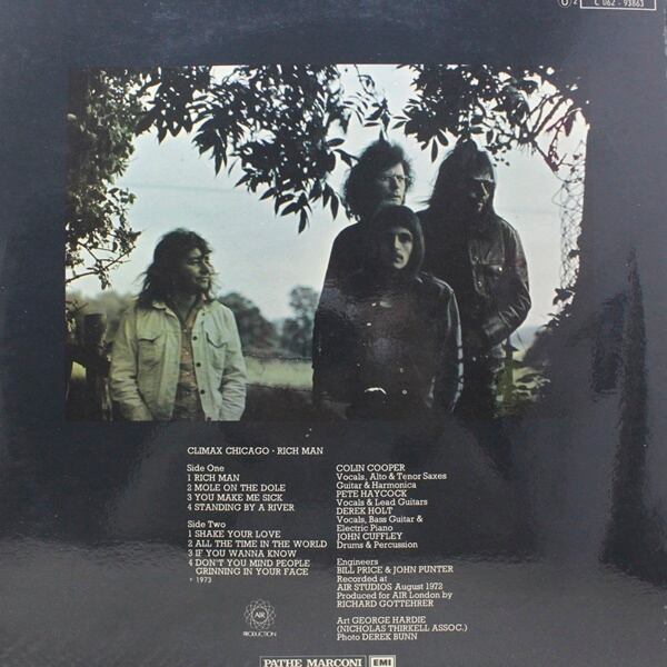 Climax Blues Band / Rich Man [2 C 062 - 93863] - 画像2