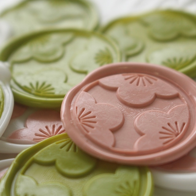 【WAGARA】Wax Seal Stamp│梅の花【25mm】