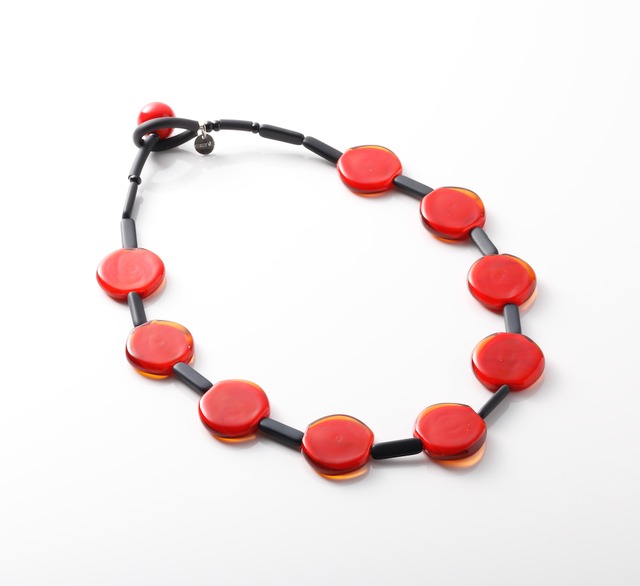 【Piatta (ピアッタ )】 チョーカーネックレス (レッド)