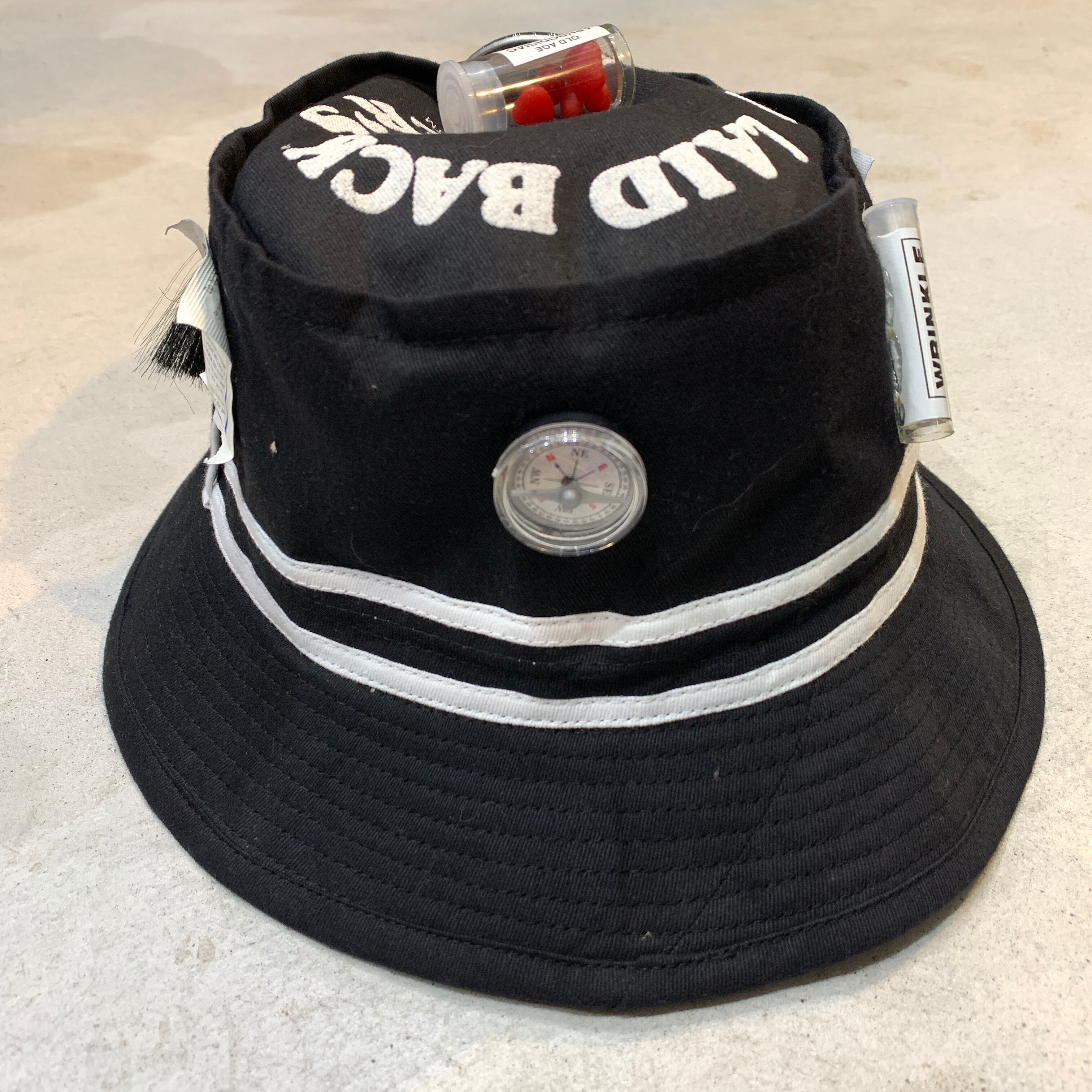 STUSSY 速けれ Headgear バケットハット 90s～00s 刺繍ロゴ
