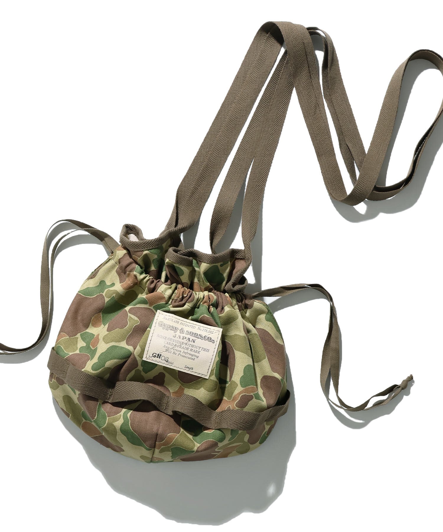 ARB グッズ　巾着 D.H.CAMO ”KINCHAKU” BAG 迷彩 巾着 バッグ GS2549993 | GYPSY&SONS