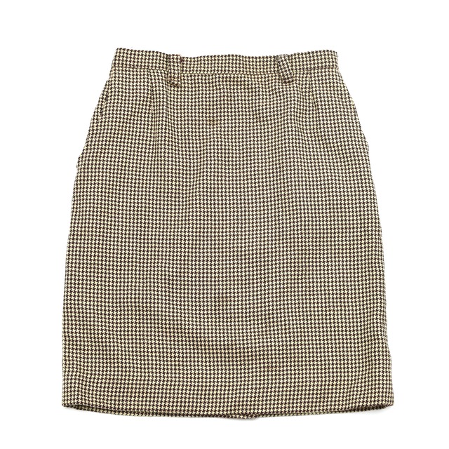Vintage Houndstooth check tight skirt