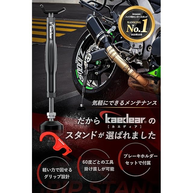 Kaedear(カエディア) バイク メンテナンススタンド リア バイク