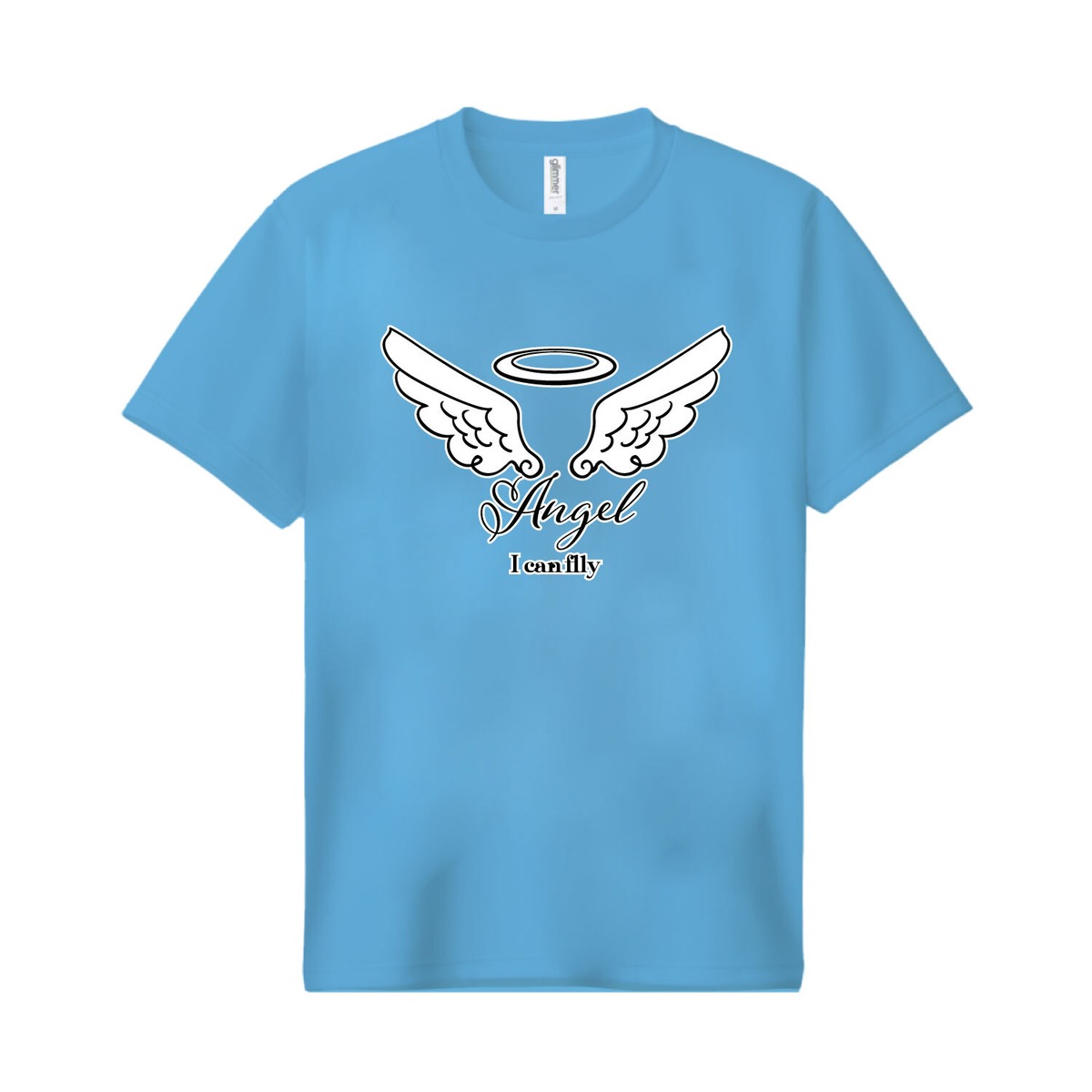 半袖Tシャツ]天使(サックス) | kumashirupop