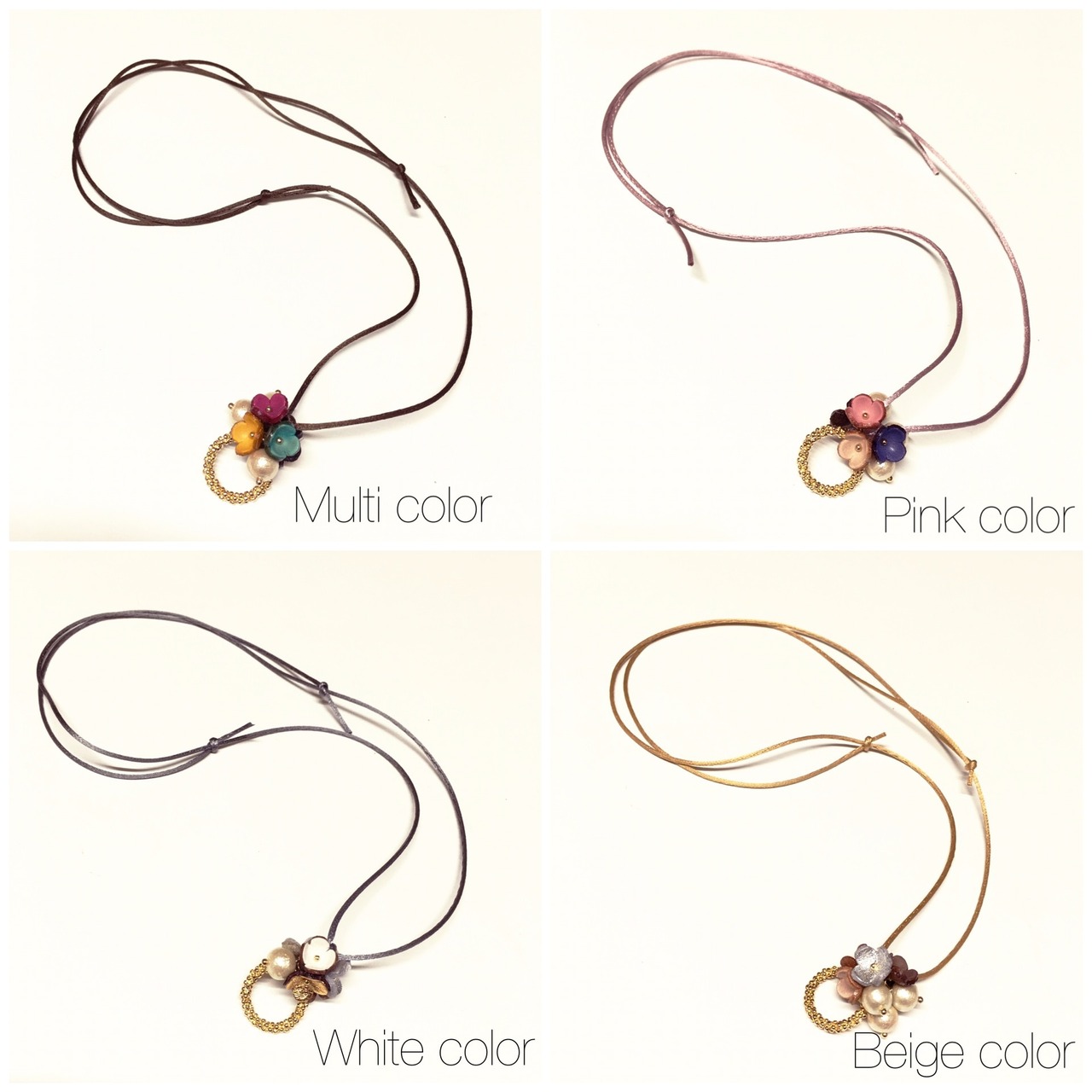 【アウトレット】３Dレザーフラワー クローバーS (ピンなしタイプ)8個入(ブルー) - 8