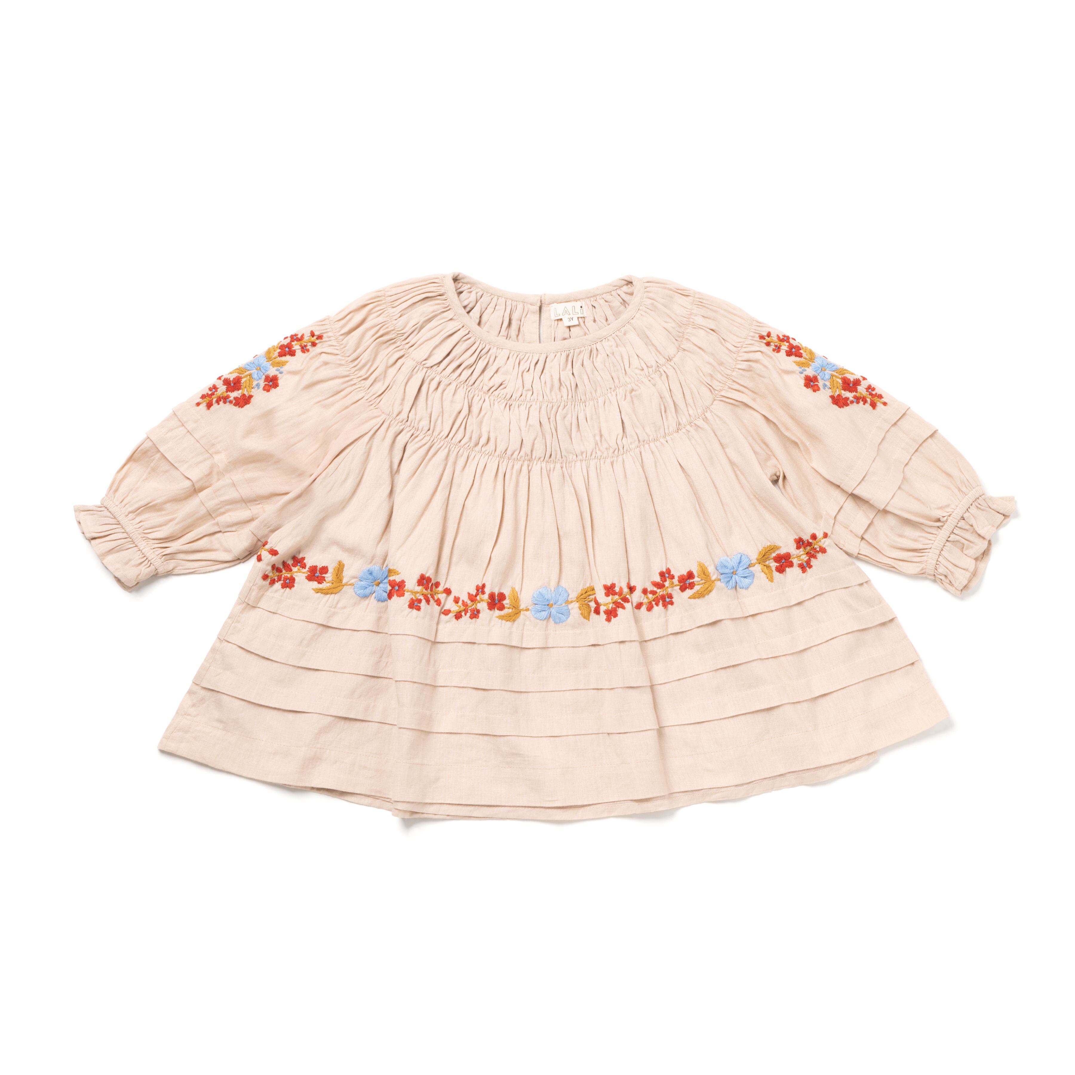 Lali/ Tulip Dress-Moonlight Embroidery | Treize powered by BASE