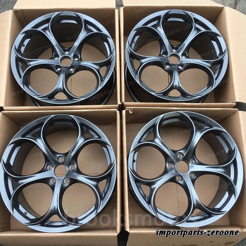 アルファロメオステルビオ 20インチ ドラックガンメタルホイール 20x8.5 5x110 LI-1044