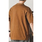 Band Collar Pocket Short-Sleeve Shirt ◇3color H0131