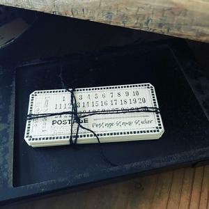 Postale -Number- Cover sticker
