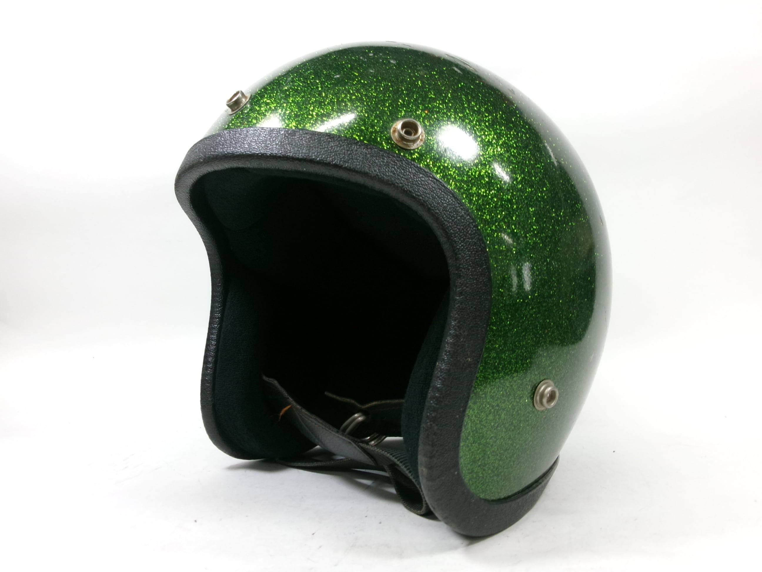 最初期! 70s BELL R-T ジェットヘルメット 赤 7 3/8 目深加工済み M