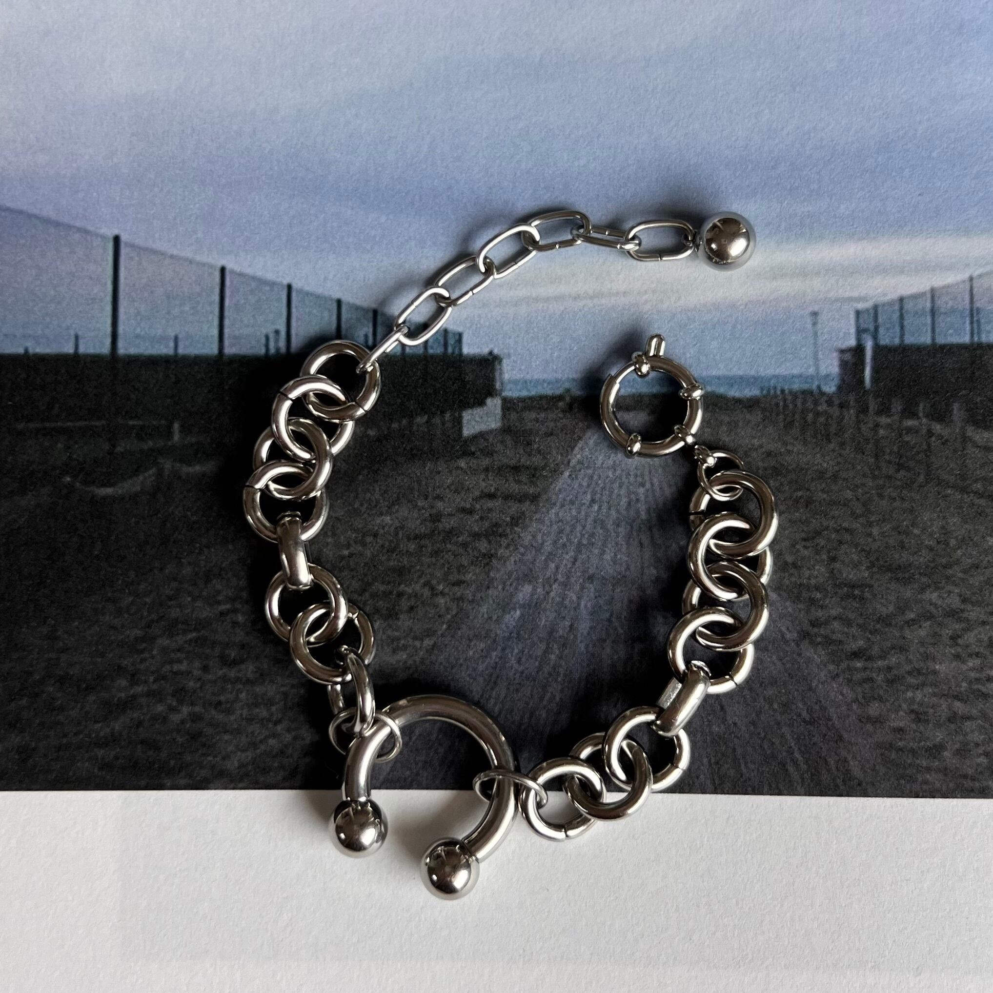 30~40s Sweet Heart jewelry Puffy Heart Sterling WWⅡ Forget me not
