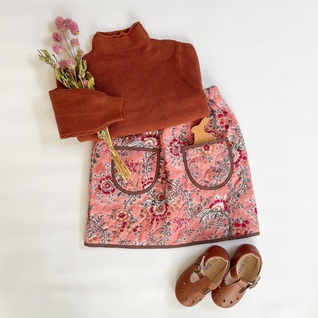 【90cm完成品】キルトスカート