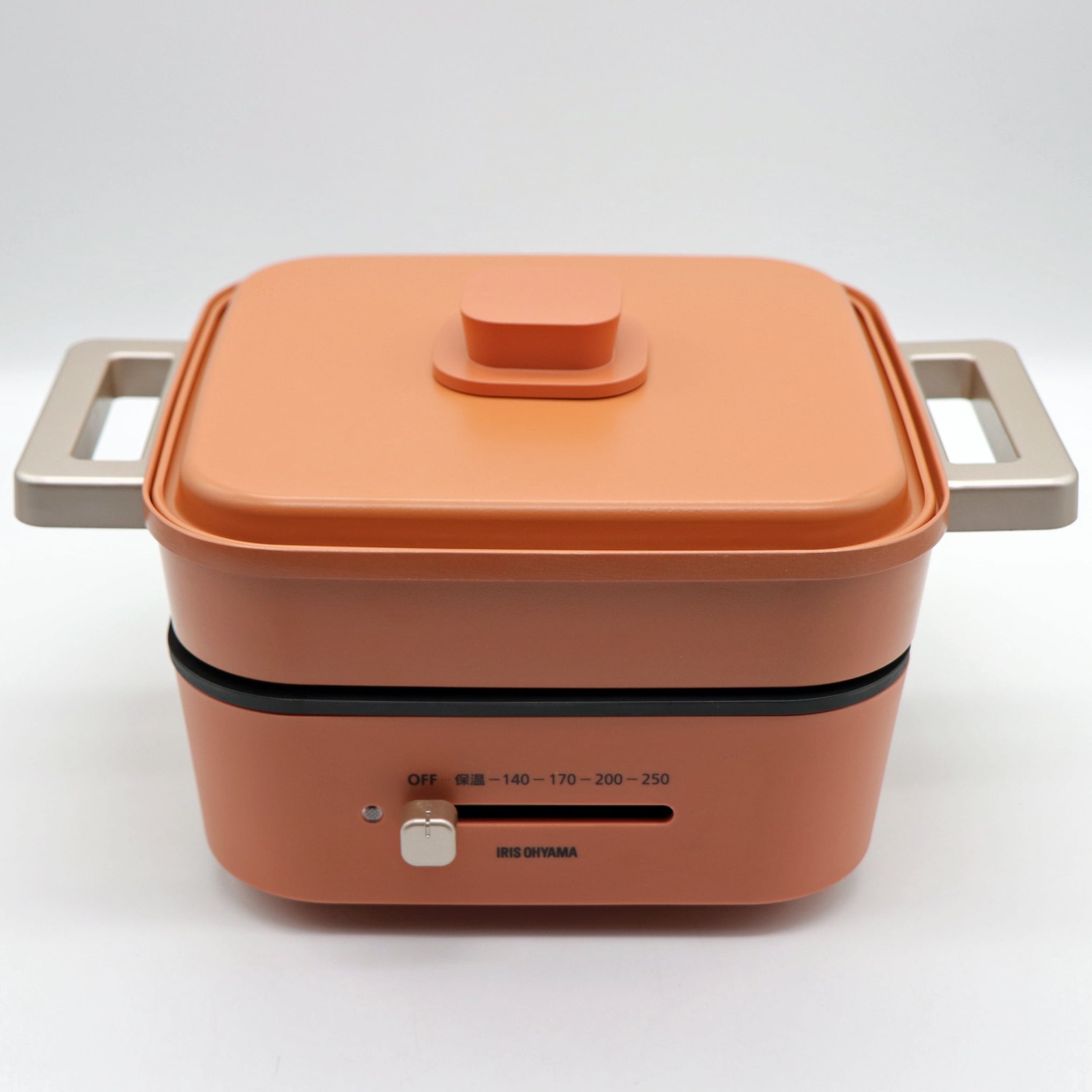 アイリスオーヤマ Iris グリル鍋 オレンジ Ohyama