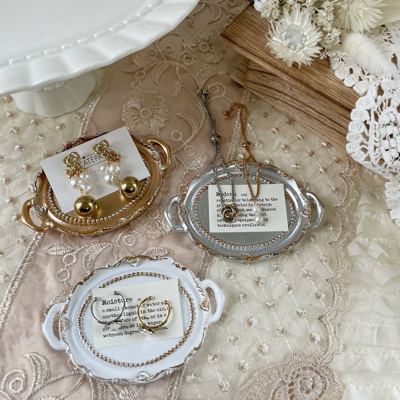 【1個】24時間限定予約販売♪オーバルトレイ ゴールド