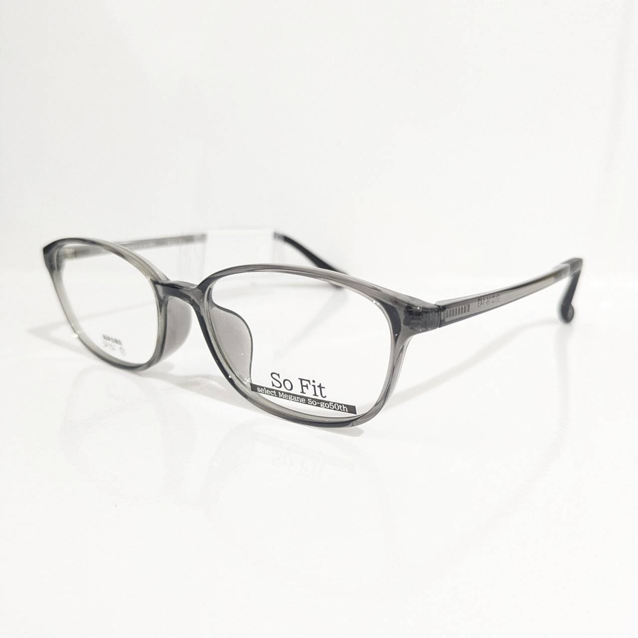 【SoFit】オーバルセルフレーム グレー