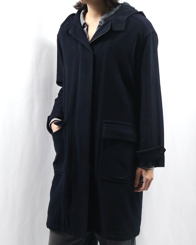 "Calvin Klein" hooded half coat