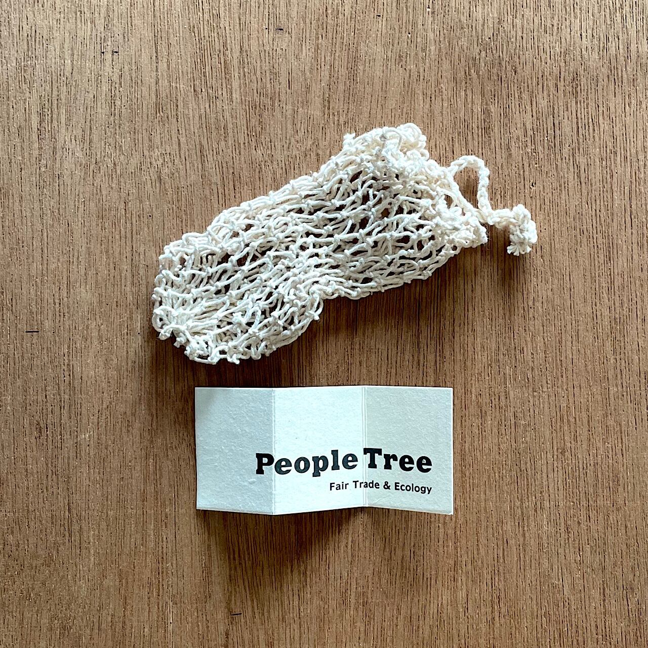 PeopleTree 綿メッシュの石鹸袋