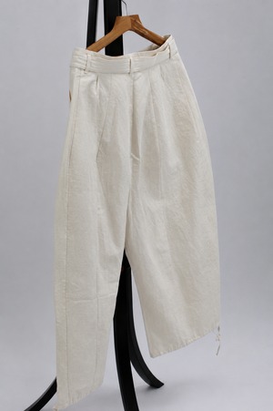 Native Village (ネイティブヴィレッジ) No.06/ serenity : 静謐 ダーツカーゴパンツ/off white・black